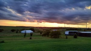 Sunset from Porch